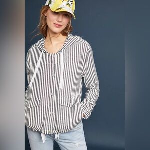 Sanctuary Nova Hooded Linen Jacket, Size S